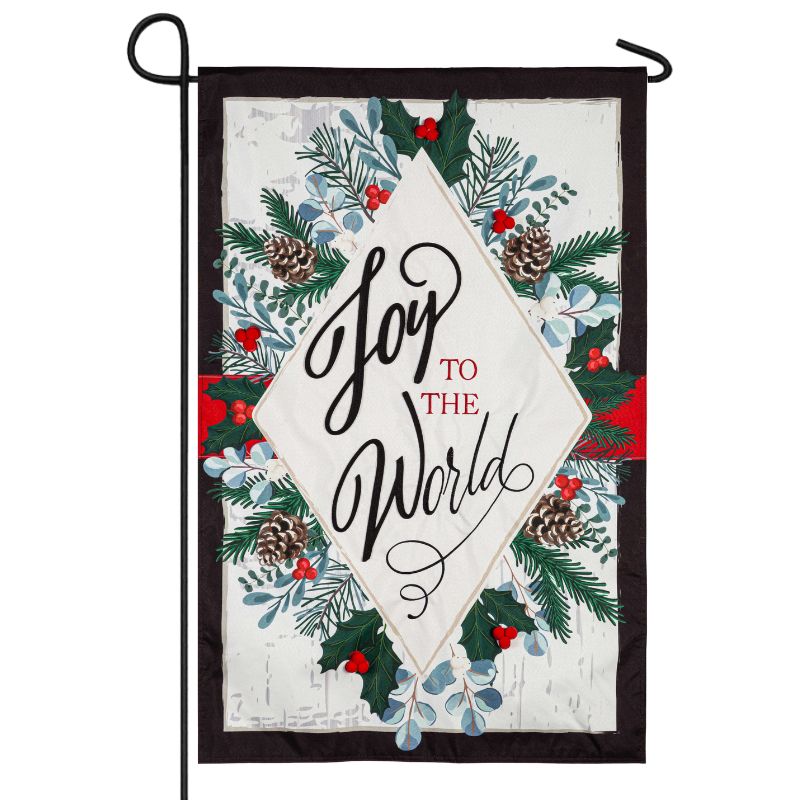 Joy to the World Garden Flag